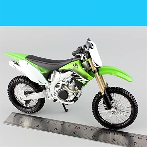 1:12 Motorcykelmodell Moto Bike Diecast Off Road DIY Motocrossleksaker Barnpresenter För Kawasaki KX 450F