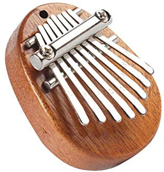 Richo Kalimba 8 Tasten Daumenklavier, Mini Kalimba Clear Musical Instruments, Portable Mbira Sanza Finger Piano Geschenk für Kinder Erwachsene Anfänger Professionelle Weihnachten (wie Gezeigt)