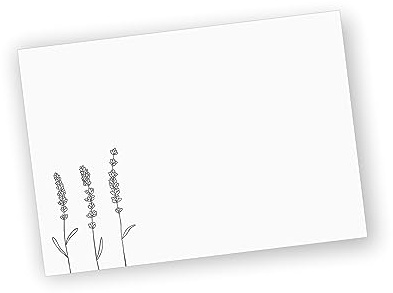 Briefpapier Lavendel DIN A5 I 50 Briefumschläge