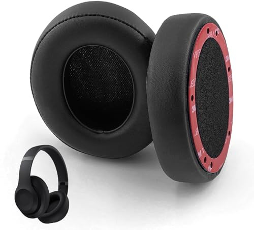 Replacement Ear Pads for Beats Studio 3 Studio 2 Headphones - Cooling Gel Pads, Soft Protein Leather, Noise Isolating Memory Foam (1 Parr, Black)