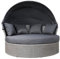 Riess Ambiente Outdoor Sonneninsel - Playa Living - 165cm - grau - Polyrattan Aluminium - inkl. Kissen wetterfest