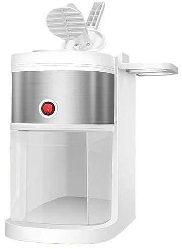 Machine à glace pilée Rasoir à glace 200 kg/h, fabricant de cônes à neige domestique/commercial, broyeur à glace électrique 200 W, machine à glace pilée, avec seau à glace de grande capacité Broyeur à
