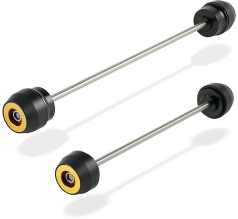 HZBHD Sturzschutz Sturzpads Motorrad-Rahmengleiter Für Vorder- Und Hinterrad, Achse, Gabel, Sturzpads Für Aprilia Dorsoduro 900 Shiver 750 Fallschutz(Gold)