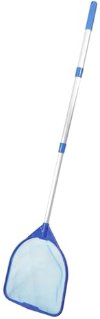 Abaodam Cleaner Net Multi Function Pool Cleaning Tool with Extendable Pole Fine Mesh Netting for Swimming Pools Outdoor Water Features Durable Design