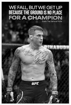 Dustin Poirier, Poster sur toile pour chambre à coucher, bureau, chambre, cadeau, 30 x 45 cm