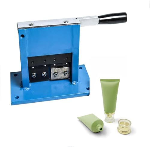 Piegatrice manuale del sigillatore del tubo di alluminio per unguento, stampante della data e macchina imballatrice della crema cosmetica