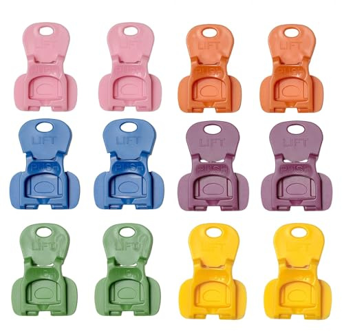 JOVIA 12-Piece Can Opener Set, Manual and Easy-to-Use Can Opener, Reusable, Portable Pull-Tab Design, Suitable for Beer, Cola, and Soda Cans | Ideal for Barbecues, Camping, Picnics, and Home Use