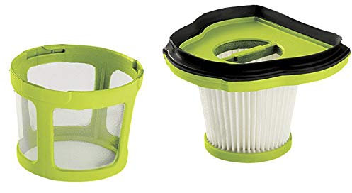 OxoxO Reemplazar el pelo de mascotas borrador de mano filtro Vac para Bissell 1782 Pet Hair Eraser inalámbrico mano y coche aspiradora, pieza de repuesto 1608653 y 1608654 (1 juego)