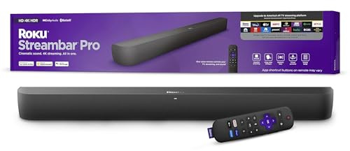 Roku Streambar Pro Stereo Soundbar Grey