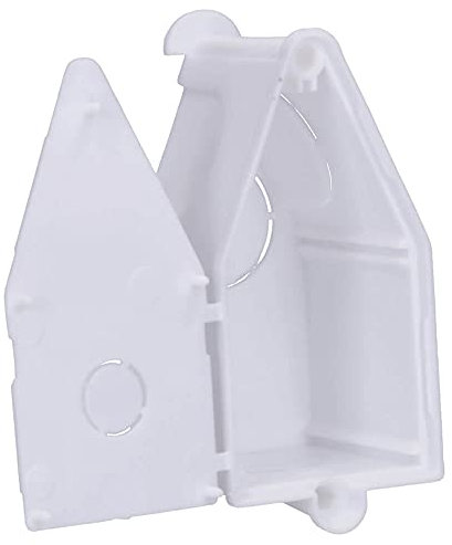 Voxura Wandauslassdose Anschlussdose mit Deckel Wandleuchtendose Unterputz-dose Abzweigdose für Wandleuchten 60x32x30mm Weiß 25 Stück