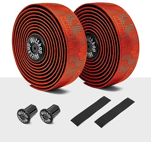 Selle Esse Lenkerband für Fahrrad Eva Comfort (2er-Set) | überlegener Komfort und Stoßdämpfung rot