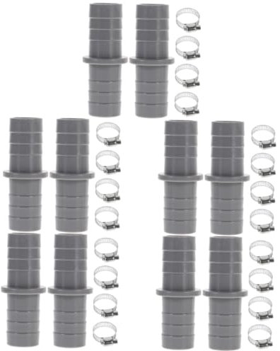 Hemobllo 10sätze Abflussadapter Für Waschmaschinen Und Geschirrspüler Verlängerungsanschlüsse Mit Schlauchschellen Für Sicheren Halt Und Einfache Installation