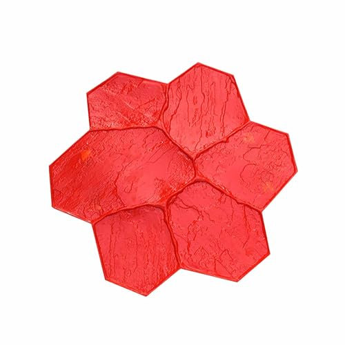 Moldes Hormigon Impreso Matín de Piel de Textura de Piso/Paredde 74 Cm, Colchonetas Reutilizables de Huellas de Hormigón, Molde de Presión de Cemento Sin Costuras, Formas Decorativas de Impronta de P
