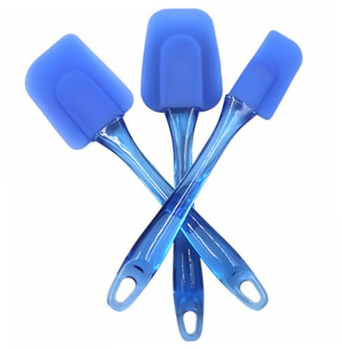 ELAYARD Set 3 Spatole in Silicone Resistenti al Calore, Utensili da Cucina in Plastica per Amanti della Cottura e Pasticceria, per Forni a Microonde e Uso Domestico