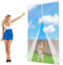 Zanzariera Magnetica, 100x260cm Zanzariera Porta Finestra, Porta Finestra, Zanzariere Magnetiche per Esterna Corridoio Patio LF2C1 ‎Bianco