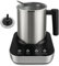 4-in-1 Electric Milk Frother and Steamer, 400ml(13.5oz) Stainless Steel Pitcher Cup with Auto Shut-Off, Hot & Cold Foam Maker and Milk Warmer for Coffee Lattes Cappuccinos Macchiato, Dishwasher Safe