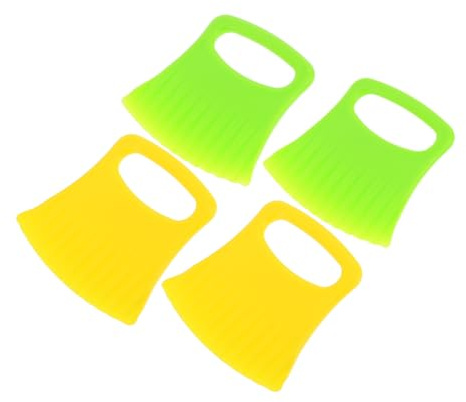 Zerodeko 4pièces Hachoir à Légumes Multifonctionnel Outil De Tranchage Pour Pommes De Terre Carottes Concombres Et Avec Lames Et Ondulées Poignée Ergonomique