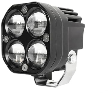 Faro Motocicleta Faros LED Brillantes 3 Pulgadas Dos Colores para Motocicleta 1000 W 12 V 24 V para Vehículos 4x4 SUV ATV Proyector Moto(1Piece)