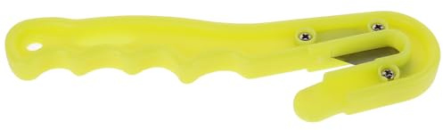 Healvian Coupe-Fil sous-Marin Portable Jaune en Acier Carbone et Polypropylène Robuste, Outil de Découpe pour Plongée Sécuritaire et Pêche, Équipement de Plongée Pratique pour Intervention