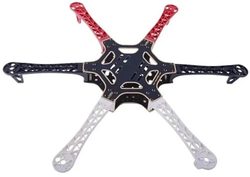 Kit de châssis d'hexacoptère FPV F550 avec Train d'atterrissage for Assemblage de Drone(No Landing Gear)