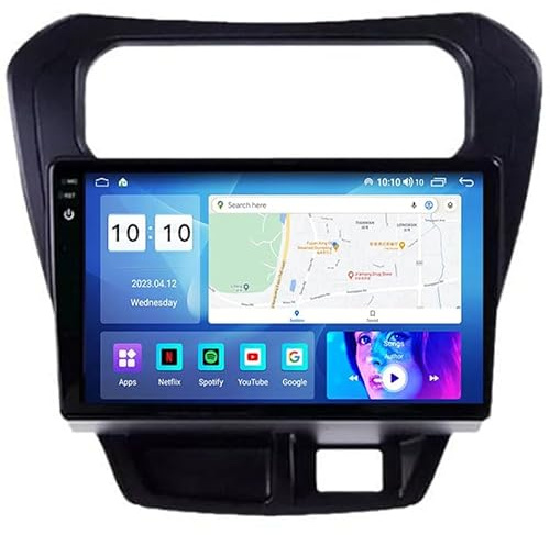 Android 15 Autoradio Radio 9 Zoll Multimedia Autoradio Mit Navi Für Suzuki Alto 800 2014-2020 Auto Zubehör Einfügen Und Verwenden Autoradio Mit Bluetooth Freisprecheinri HM612 8 Core 4G+WiFi 12+256GB