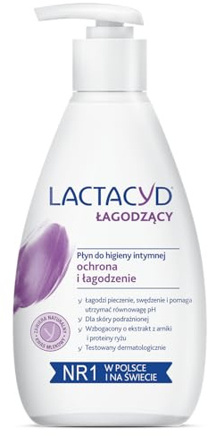 Lactacid lugnande emulsion för intim hygien - skydd och lugnande egenskaper - 200 ml, pump