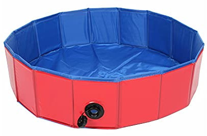 Splash hundpool blå (röd, 80 cm)