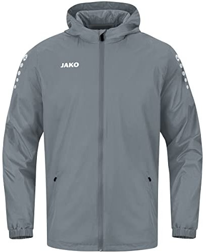 JAKO Unisex Allwetterjacke Team 2.0, steingrau, XL
