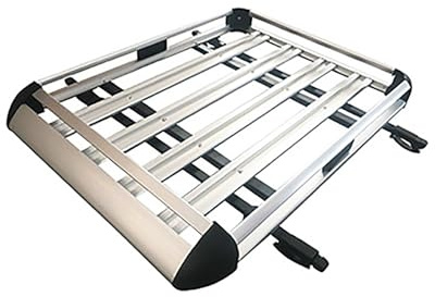 JUZELY Porta Equipajes Techo Coche para Audi Q3 5 Door SUV 2011-2018, Estructura de Aluminio para Baúl Coche Techo, Baúl Techo para Equipaje, Carga Máxima 100 KG,Silver-127 * 90CM