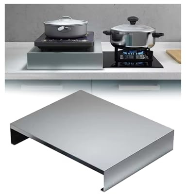 Cubiertas for quemadores de estufa, tablero resistente al calor for estufas de gas, plataforma de almacenamiento multifuncional for cocina que ahorra espacio.