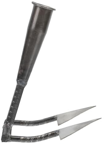 BEBEMOKO Azada Triangular Multiusos para y Abonar Suelo Herramienta Ligera de Jardinería Resistente y Portátil para Huerto y Cultivo Doméstico
