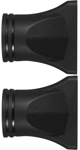 Zerodeko Accessori per Asciugacapelli 2 Pezzi Bocchetta Piatta e Becco D'anatra Concentratore per Phon Flusso D'aria Preciso Uso Professionale