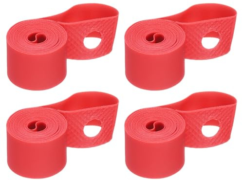 QUARKZMAN 4 Stück Fahrrad Felgenband 18 x 20mm PVC Fahrrad Reifenunterlage Felgenband Schlauchband Anti-Kratz Schutz Polster Schutz Für Rad MTB Mountainbike