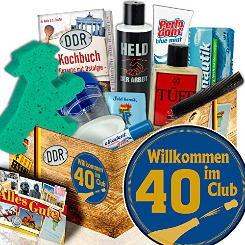 Geburtstag 40 Freund/DDR Pflege Box Mann/Wilkommen im Club 40