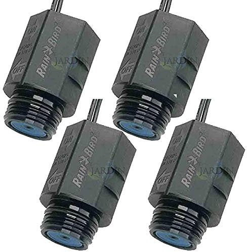 Suinga Set di 4 Solenoide Rain Bird 24 V Originale. Usato su elettrovalvole Rain Bird JTV DV, nero