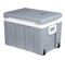 WOLTU Frigo Portatile 12V 220V, 50L Mini Frigorifero Silenzioso Elettrico, Minifrigo per Ufficio Campeggio Auto, Caldo e Freddo Grigio