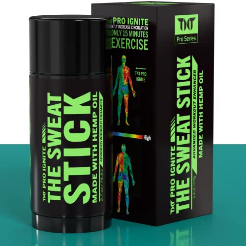 TNT Pro Ignite Sweat Cream Stick, Pre-Workout Hot Cream for Intensifying Workouts, Sweat Gel - 2.7 Oz