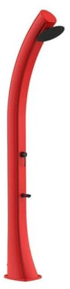 Starmatrix Rioxxl 40 Liter Gebogene Polyethylensolardusche Ideal Für Garten Rot Runder Duschkopf Cm 40 Liter Tank Mit Fußwaschanlage