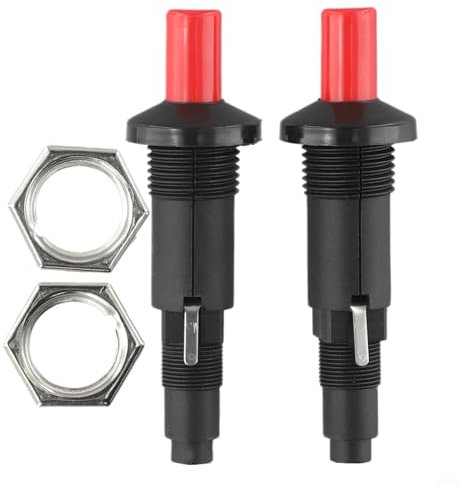 Lot de 2 gaz piézoélectriques pour allumage, générateur d'étincelles pour poêle, four, chauffage, cheminée, barbecue, barbecue