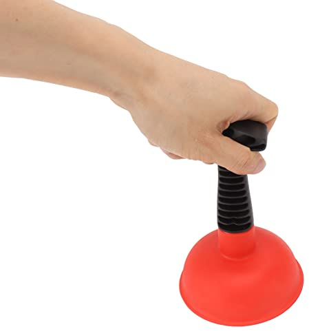 KKPLZZ Mini Plunger Powerful Slip Proof Handle Efficient Small Drain Plunger for Toilet Bathtub Sink (Style 1)