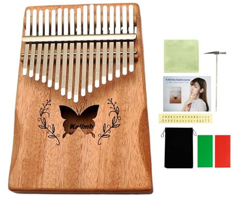 Piano de pulgar para adultos, piano de pulgar de madera, piano de dedo pequeño con bolsa de transporte, instrumentos musicales, piano de pulgar para niños y adultos