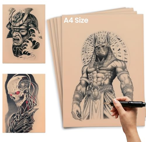 REEL SKIN by Best Fake Skin – A4 Silicone Tattoo Practice Skins (Pack of 1) – Double-Sided, 2.5mm Thick – Realistic Texture for Shading & Line Work – Ideal for Beginners & Professional Tattoo Artists