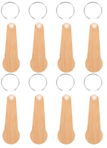 PLAFOPE Shopping Trolley Tokens Keychain 8pcs Set Key Ring Pendant Portable Grocery Cart Coin Holder for Supermarket Use