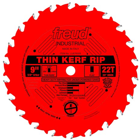 Freud LU87R009: 9 Thin Kerf Rip Blade