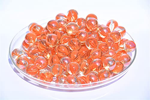 hochwertige Murmeln aus Glas, Ø ca. 16 mm, 100 Stück (rot)