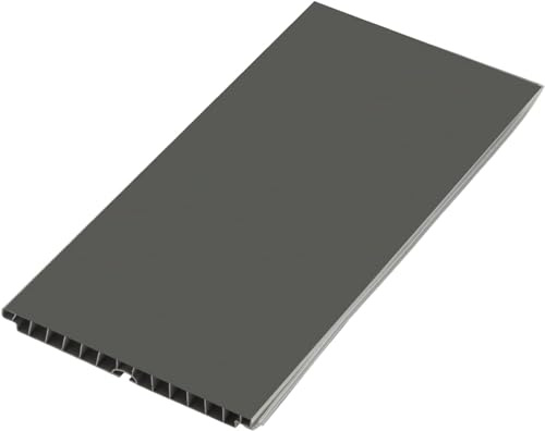 AERREGI Zoccolo PVC Piombo per Cucina Battiscopa - Altezza 10, 12 e 15 cm, Lunghezza 200 cm - Made in Italy di Alta Qualità (1, H120 mm)