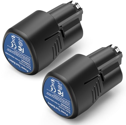 ASUNCELL 2 baterías de iones de litio de 4000 mAh para Dremel 8260, 8240 y 8250, herramienta multifunción, 12 V, 4 Ah, batería de ion de litio de repuesto