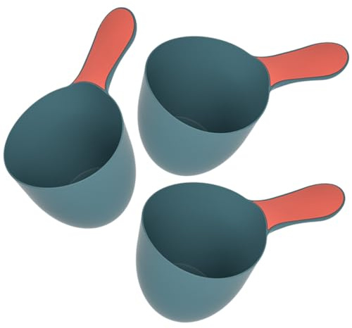 POPETPOP 3pièces Seau à Eau pour Bain Gobelets Plastique pour Salle De Bain Louche Louches pour Arroser