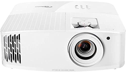 Optoma UHD55 4K Ultra HD DLP Home Theater and Gaming Projector, Built-In Speaker