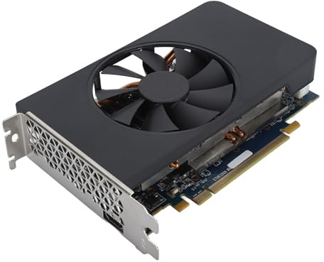 Tarjeta Gráfica RX 580 de 8 GB, Tarjeta de Vídeo AMD DDR5 de 256 bits para Juegos de PC, Procesador 2048 PCIE 3.0 16X Tarjeta de Vídeo GPU con Ventilador de Refrigeración para